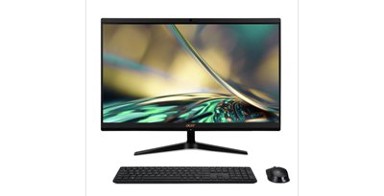 ACER AiO Računalo Aspire C24-1700 DQ.BJWEX.007, crno, Core i5 1235U, 16GB, 512GB SSD, UHD Graphics, 23.8" FHD, tipkovnica, miš, FreeDOS